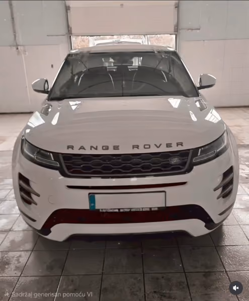 Range Rover Evoque, bijeli – servis auto-stakla u BN Glass radionici