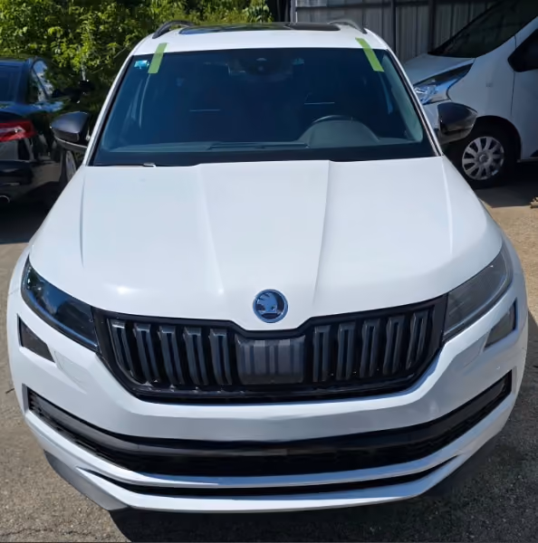 Škoda Kodiaq, bijeli – servis auto-stakla u BN Glass radionici